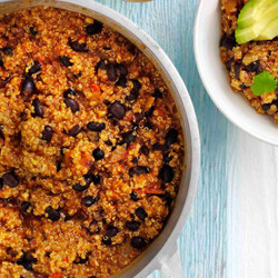 Quinoa And Black Bean Chilli