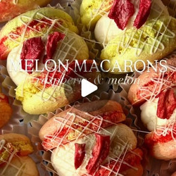 White Chocolate Ganache With Melon Paste