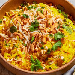 Coconut Rice With Lemon Grass And Cashews