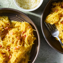 Spaghetti Squash Carbonara