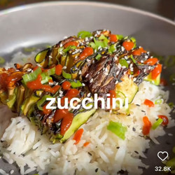 Asian-inspired Zucchini Skewers