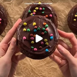 Cosmic Brownie Cookies