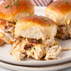 Chicken Bacon Ranch Sliders