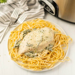 Crock Pot Creamy Parmesan Chicken Recipe