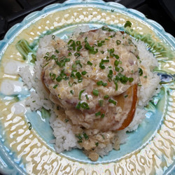 Crispy Creamy Chicken Thighs