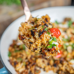 Crispy One-pot Veggie Rice