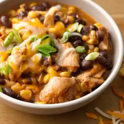 Slow-cooker Cheesy Chicken Enchilada Chili