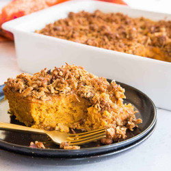 Sweet Potato Casserole With Coconut Pecan Topping