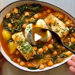 Grandma's Chickpea And Cod Stew