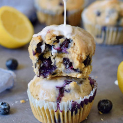 Vegan Blueberry Muffins
