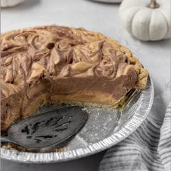 Pumpkin Chocolate Mousse Pie