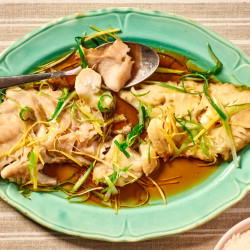 Microwave-steamed Fish