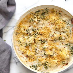 No-bake Vegan Cauliflower Gratin
