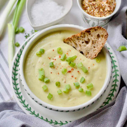 Creamy Cauliflower Leek And Potato Soup