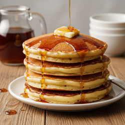 Quick Sourdough Pancakes