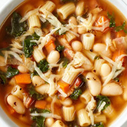 Pasta, Kale And White Bean Soup