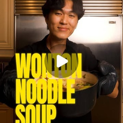 High Protein Shrimp Wonton Soup