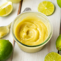 Easy Lime Curd (eggless)