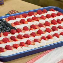 American Flag Cookie Cake