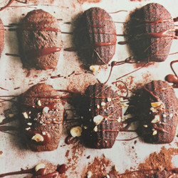 Hazelnut Chocolate Madeleines -Zoe