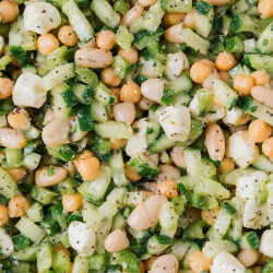 Everything Bagel Bean Salad
