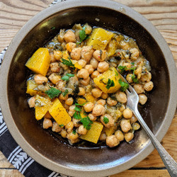 Chickpeas With Orange, Lemon And Squash