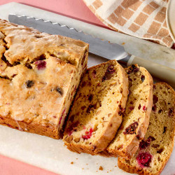 High-protein Raspberry-lemon Ricotta Bread