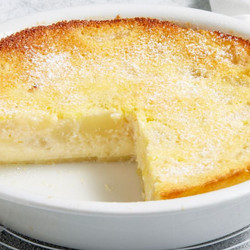 Apple And Custard Impossible Pie