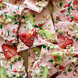 Strawberry Yogurt Bark