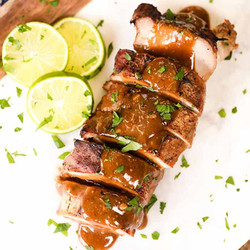 Honey Lime Crock Pot Pork Tenderloin