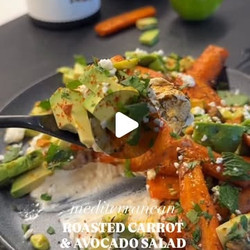 Warm Mediterranean Carrot Salad