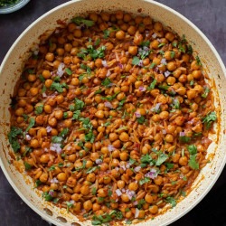 Cajun Orzo Chickpeas