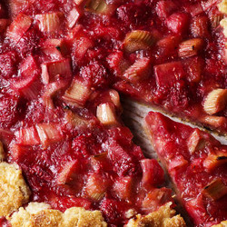 Raspberry Rhubarb Crostata | Recipes