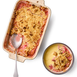 Rhubarb Crumble
