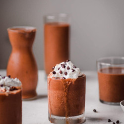 Chocolate Sweet Potato Milkshake