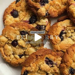 Blueberry Muffin Cookies