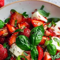 Balsamic Strawberry Caprese