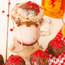Fireball Hot Chocolate Bombs