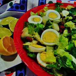 Eggs And Red Bean Salad