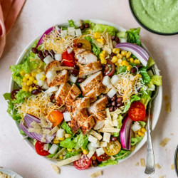 Southwest Salad With Avocado Dressing