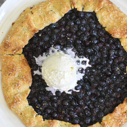 Italian Rustic Blueberry Crostata (galette) Recipe
