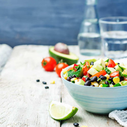Black Bean Ceviche Tostadas