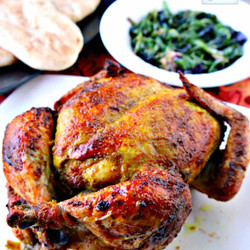 Whole Roast Masala Chicken (indian-style)
