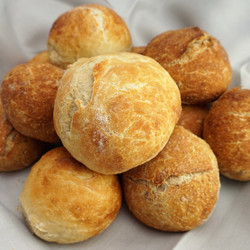 Homemade Crusty Bread Rolls With No Kneading