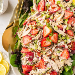Strawberry Poppyseed Chicken Salad