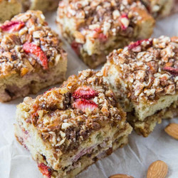 Paleo Strawberry Coffee Cake