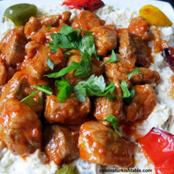 Ali Nazik Kebab; Lamb Stew Over Smoked Eggplant And Yoghurt Puree | Ozlem's Turkish Table