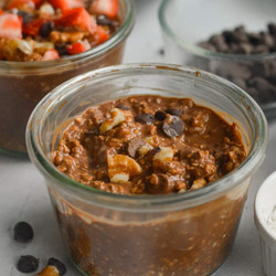 Brownie Batter Chocolate Overnight Oats