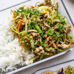 Chicken Egg Roll Bowl