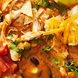 Crock-pot Chicken Enchilada Soup
